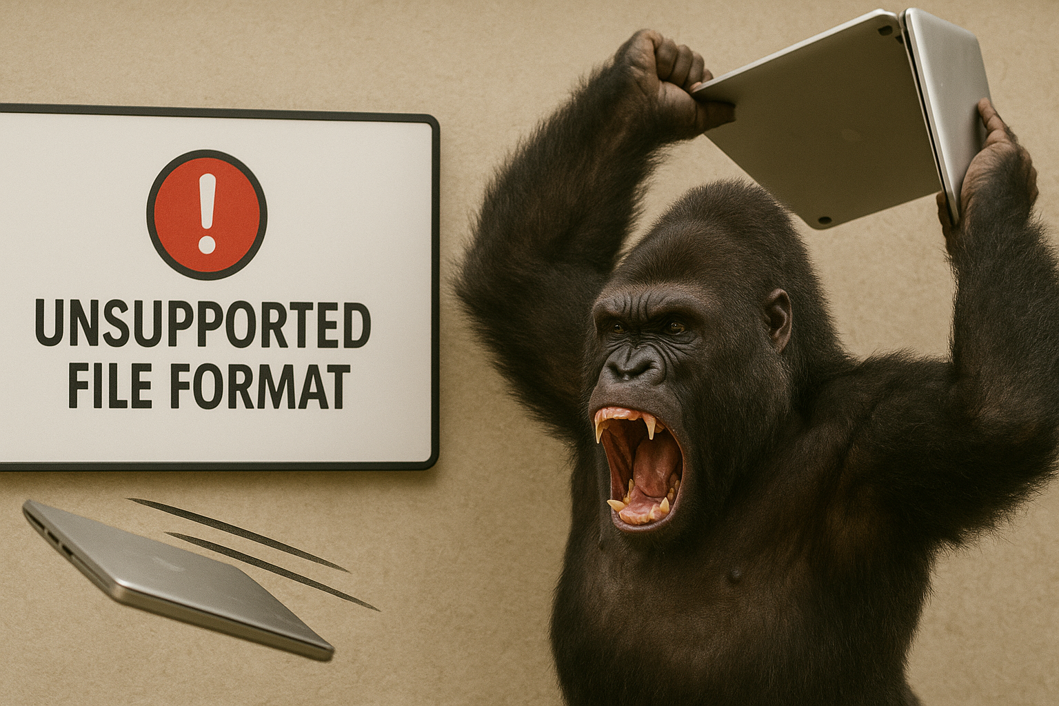 OpenAIのPythonモジュール利用で「Unsupported file format」がでる